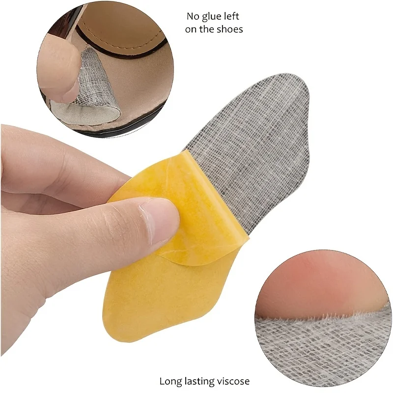 5Pairs Heel Grips Liner Liner Cushions Inserts for Loose Shoes Heel Pads Snugs for Shoe Too Big Back Sticker Shoes Insert Insole