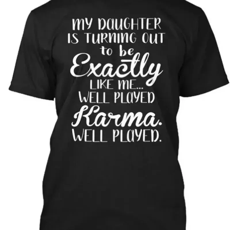 Cooles T-Shirt „Meine Tochter wird wie ich“ sein, Größe S bis 5XL, schneller Versand