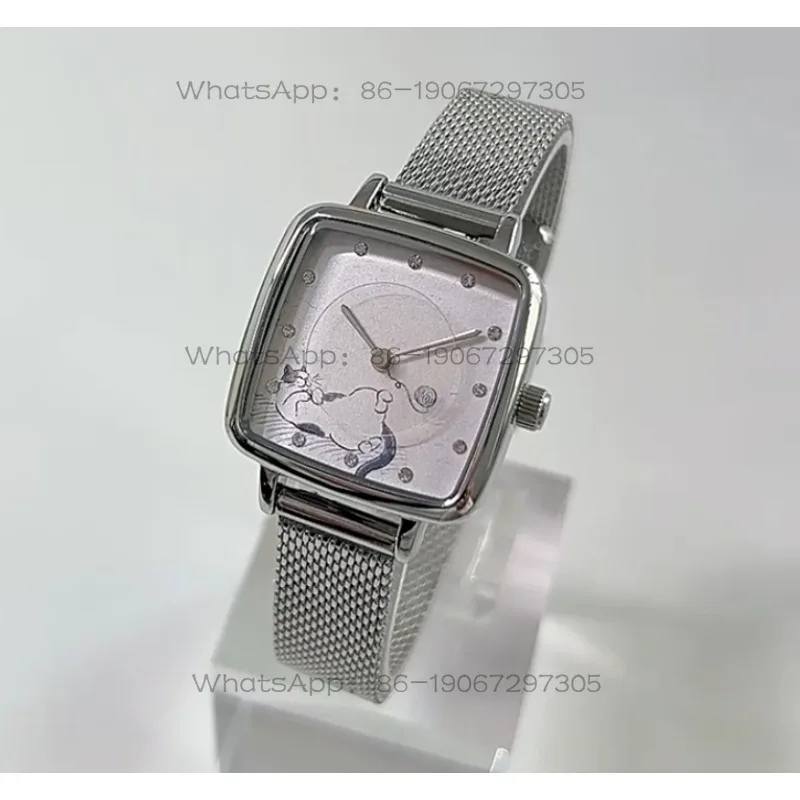 Rotating Second Plate Wool Ball Pet Literary Watch Female