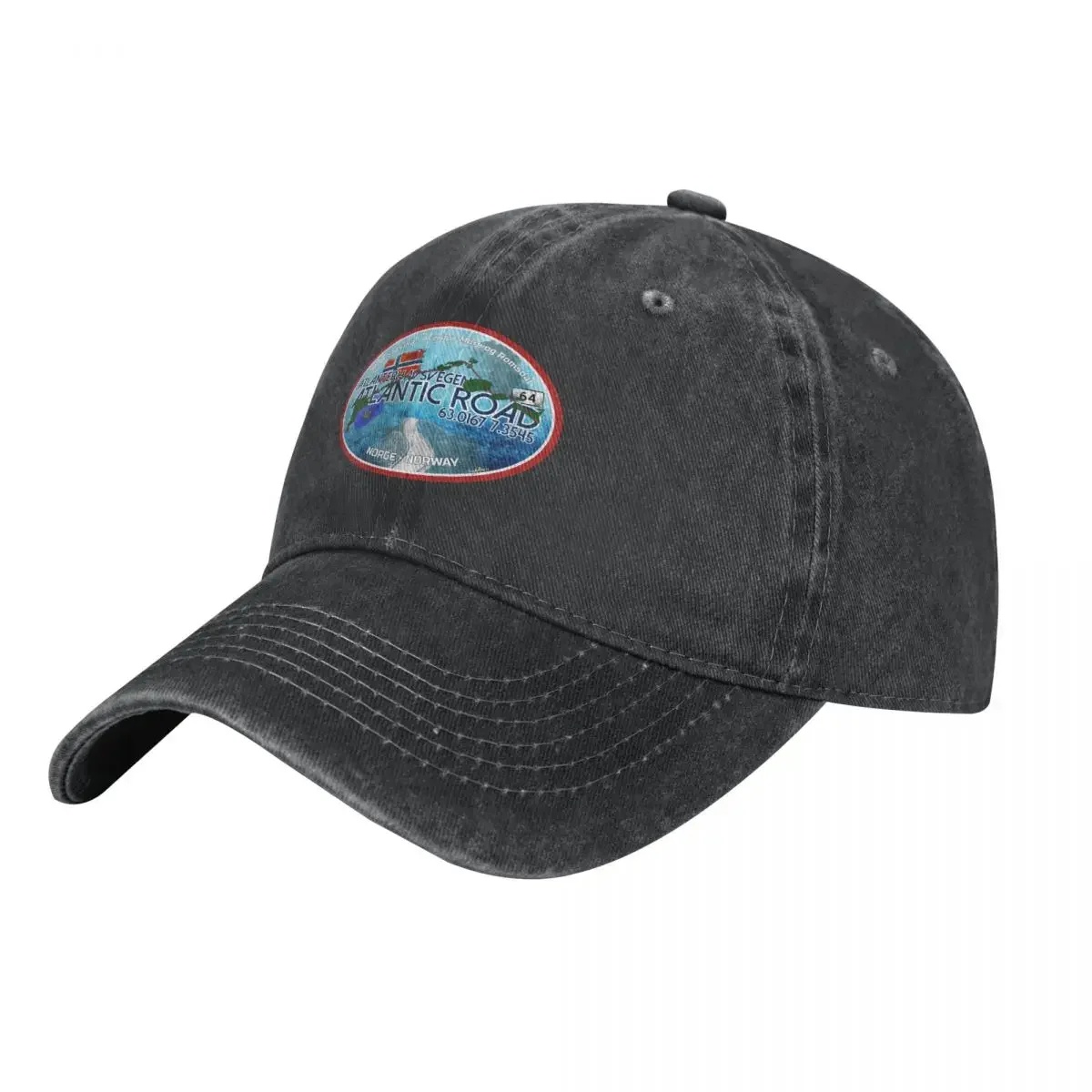 Atlantic Ocean Road Norway Atlanterhavsvegen Sticker T-Shirt 02 Cowboy Hat Rugby Golf Fashion Beach For Men Women's