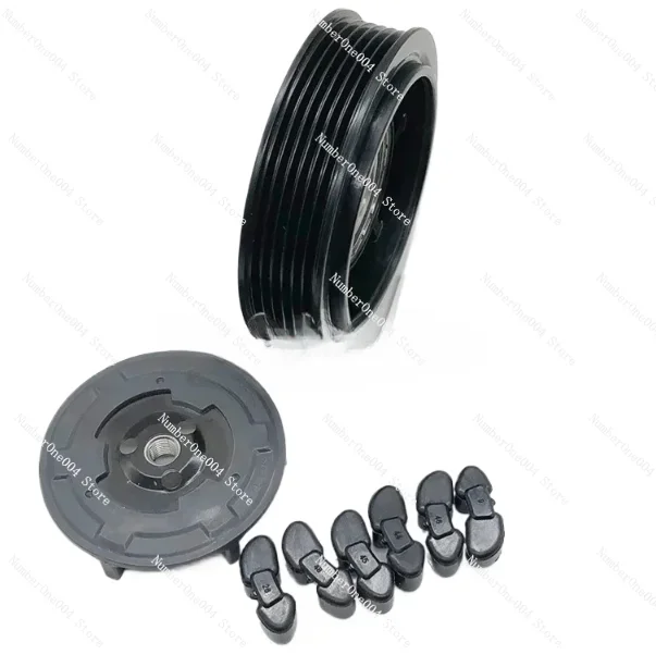 Air conditioning compressor clutch pulley, Denso Q3 A1 A3 A4 B7 A6 C6 5 6B6Caddy 1K0820812B 1K0820812C