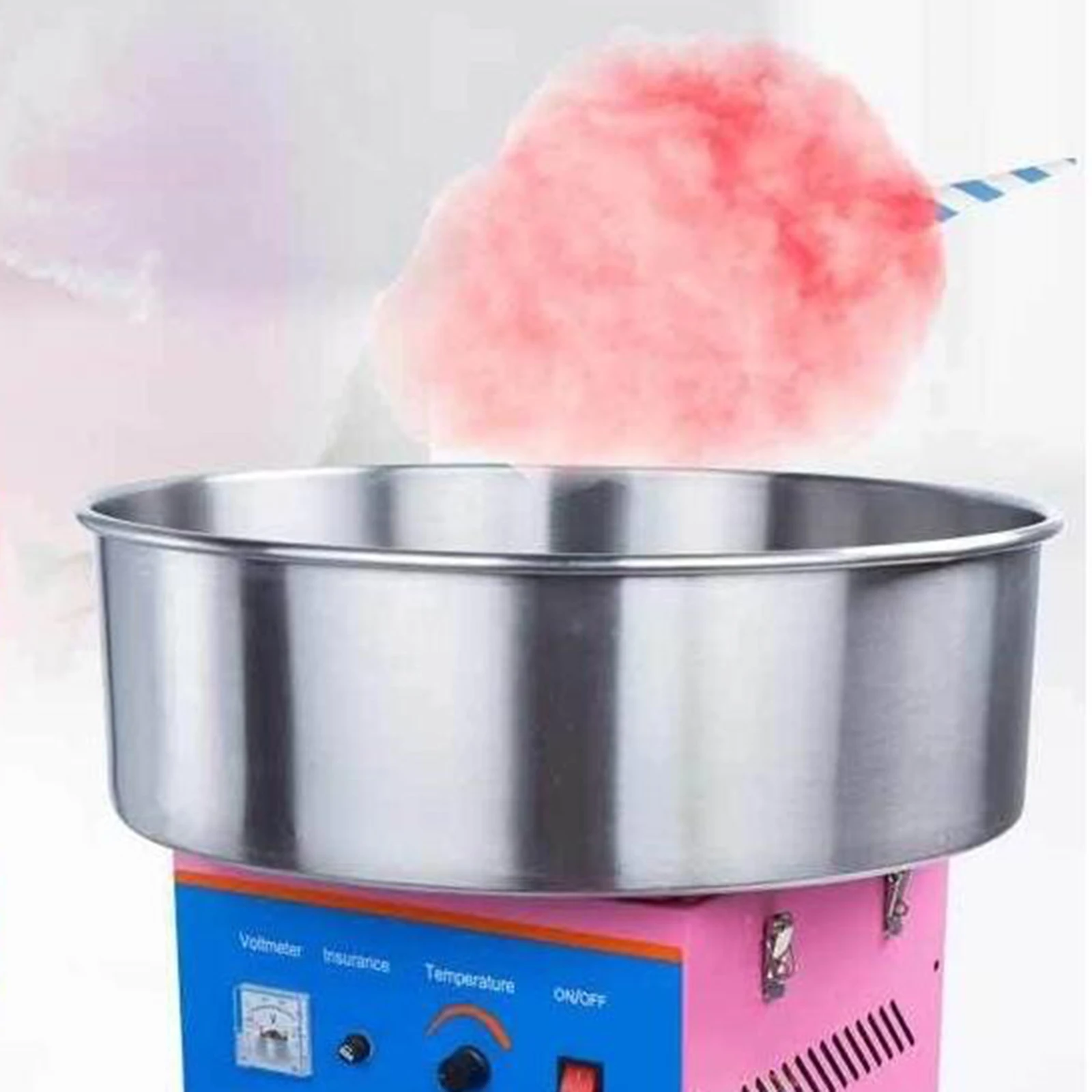 Commercial Sugar Floss Machine 110V Head Aluminum Candyfloss Machine Parts Accessories for Celebrations Party Carnival Festivals