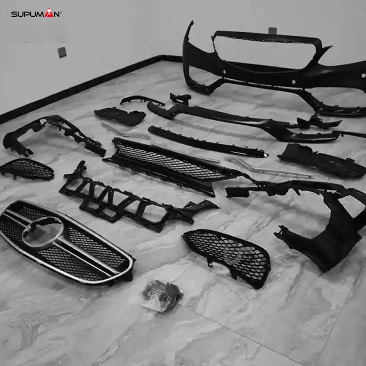 SPM brand ABS material Auto Bumper kit For Mercedes Benz w212 e63 body kit upgrade to e63 amg body kit accessories 2011-2015