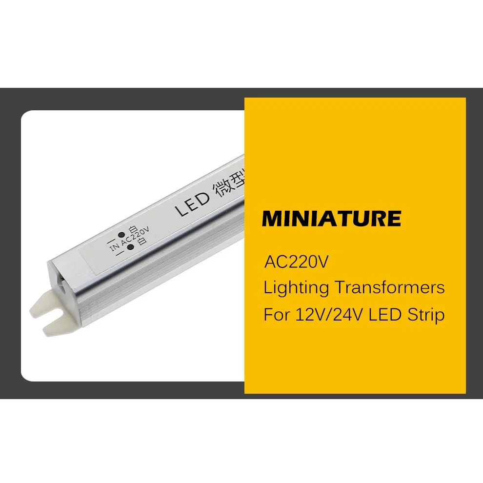 Fonte de alimentação de comutação ultrafina dc12v/24v 24w 36w 48 60 72w ac220v transformador de iluminação 1.5a 2a 3a 5a 6a adaptador de driver de led