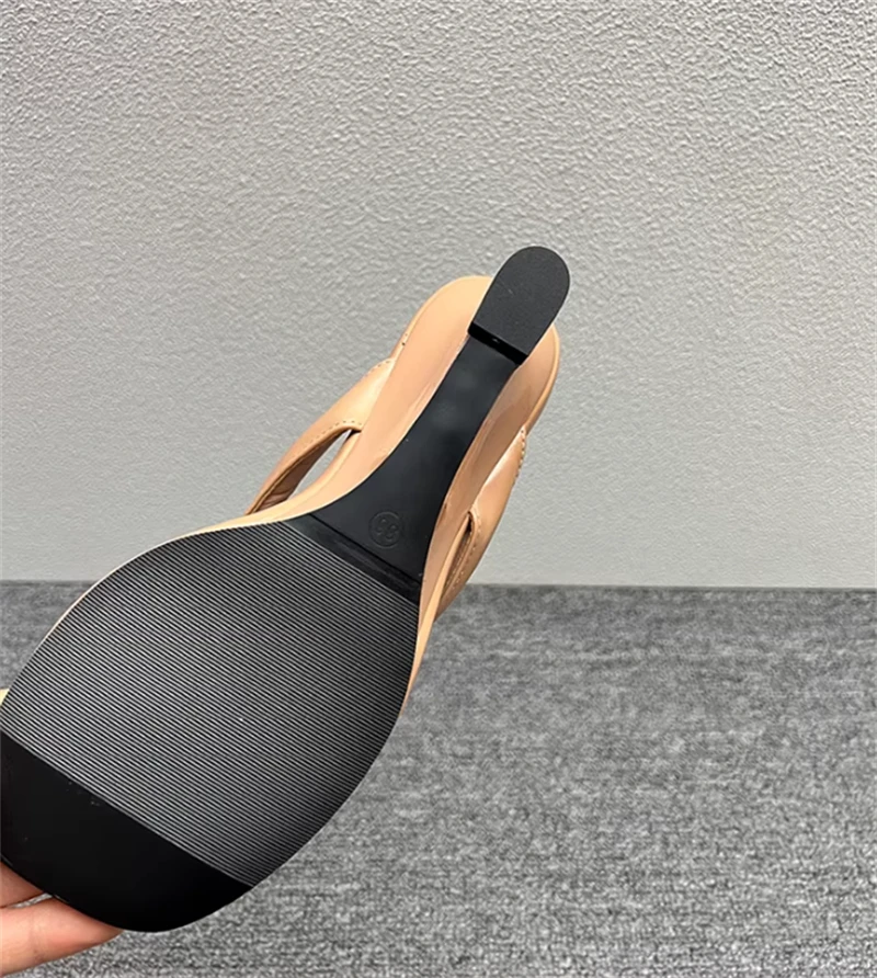 Sandalias verano para mujer, tacón cuña punta cuadrada tira estrecha - imagen 5