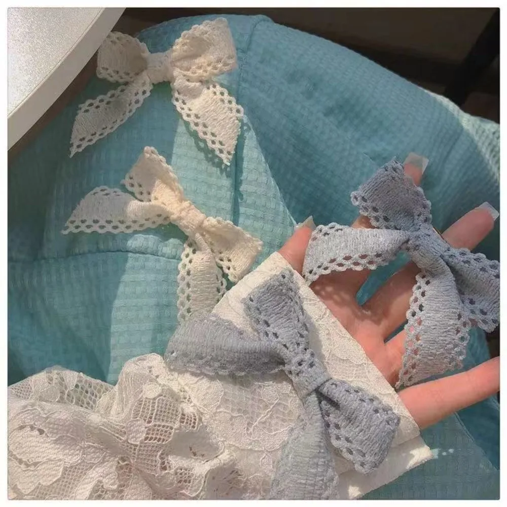 Exquisite 25MM Embroidery Lace DIY Vintage Hollow Lace Wrinkle Fabric Ribbon Solid Color DIY Accessories