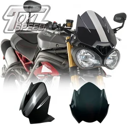 2016 2017 Speed Triple Windscreen Windshield For Triumph Street Triple R RS 2017-2022 Front Wind Deflector Screen with Bracket