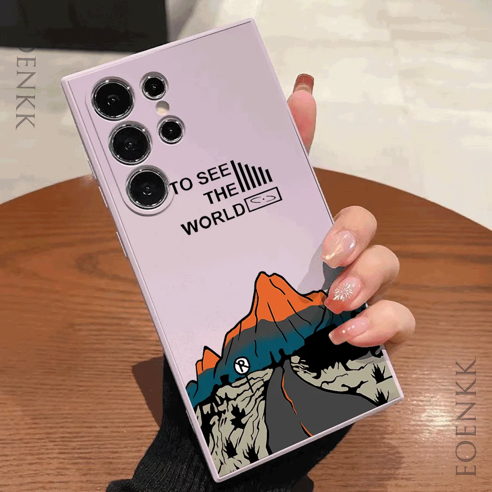 To See the World Silikonhülle für Samsung Galaxy S24/S23/S22/S21/Note 20/10 Lite – schlanke Anti-Fall-TPU-Hülle, modisches Geschenk – Detail 10