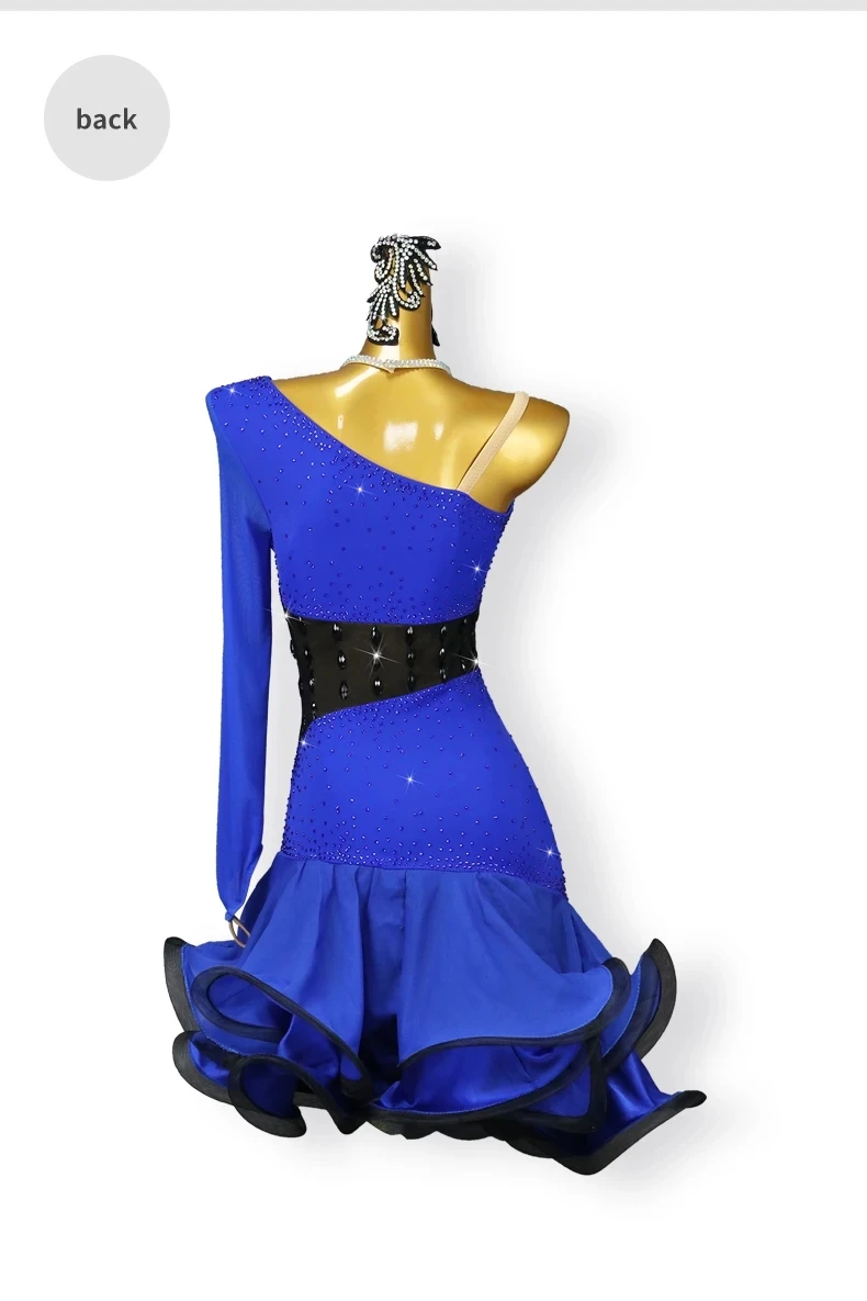 2026 Lateinamerikanische Tanzkleidung Wettbewerbsanzug Mädchen Samba Party Kostüm Damen Elegantes Partykleid Amerikanische Kleidung Sport Prom Tanzbekleidung – Detail 11
