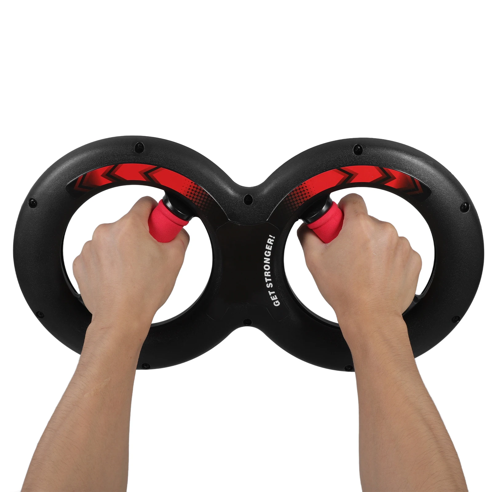 

Strengthened 8-Shaped Wrist Strengthener Grip Trainer Hand Gripper For Fitness Climbers Weightlifters Heavy Duty Red