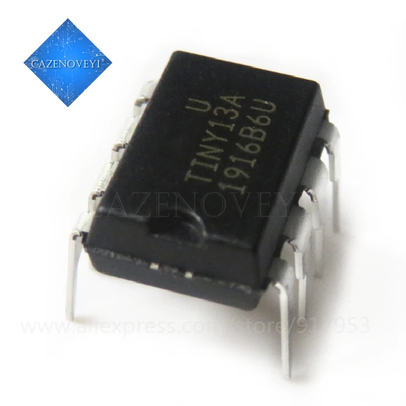 

10 шт./партия, флэшки, флэшки, ATTINY13A, 13A-PU, ATTINY13 DIP-8, новый оригинал