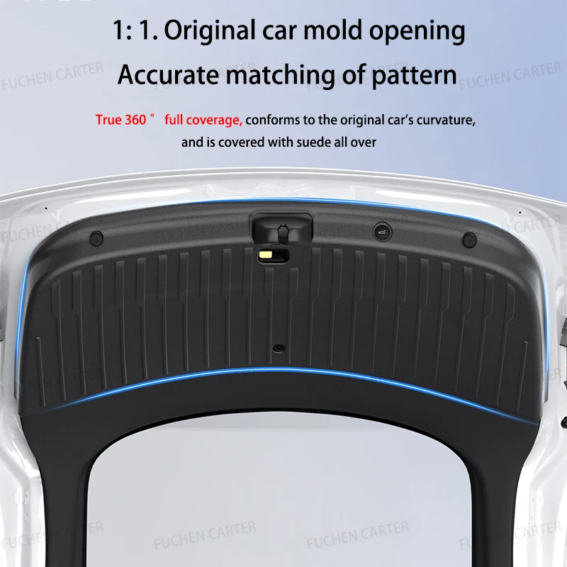 For Tesla Model YL Trunk TPE Protective Pad Anti-dirty Pad Trunk Scratch Mat New Model YL Launch 2026 Tailgate Protective Mats
