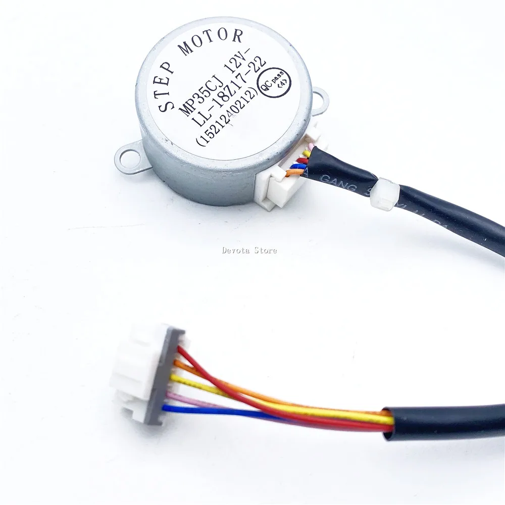 MP35CJ 1521240212 12V Air conditioning wind swing Step DC motor Swing flap Ventilation Repair parts