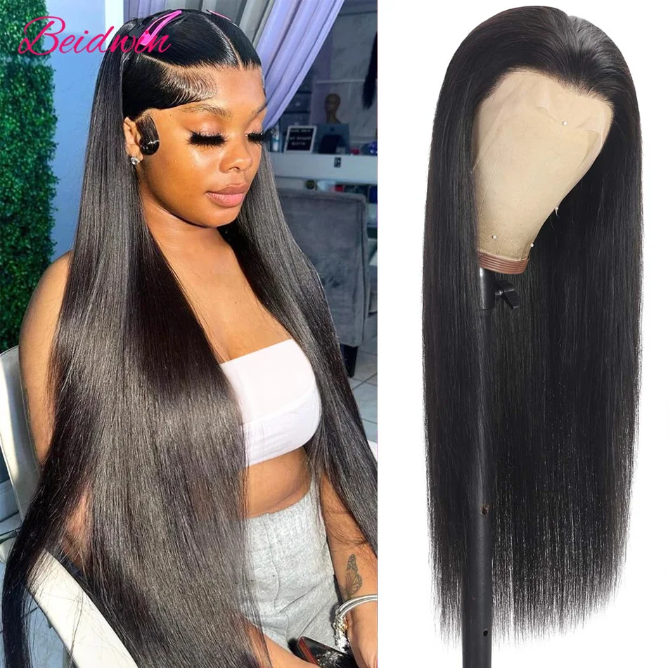 

Straight Lace Front Wigs 13X4 Glueless Human Hair Wig Hd Lace Frontal Wig Human Hair Preplucked Bleached Knots Human Hair Wig