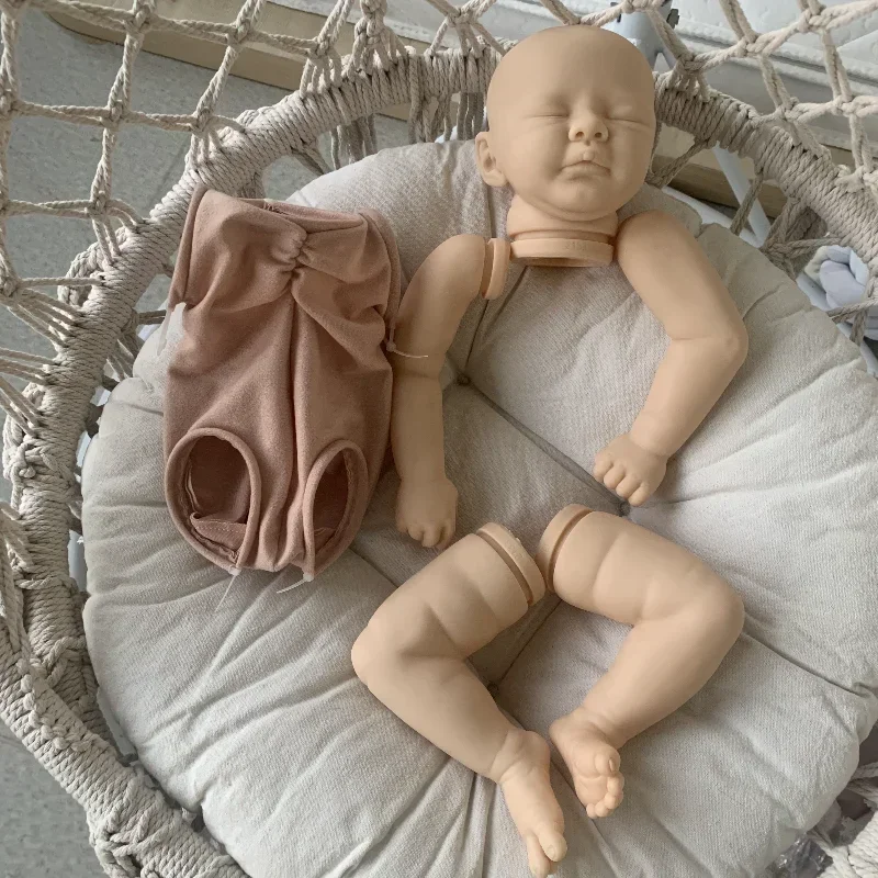 21inch Dallas Baby Reborn Doll Kit Sleeping Diy Unifished Parts Diy Toys for Children Doll Kits Reborn Baby Parts