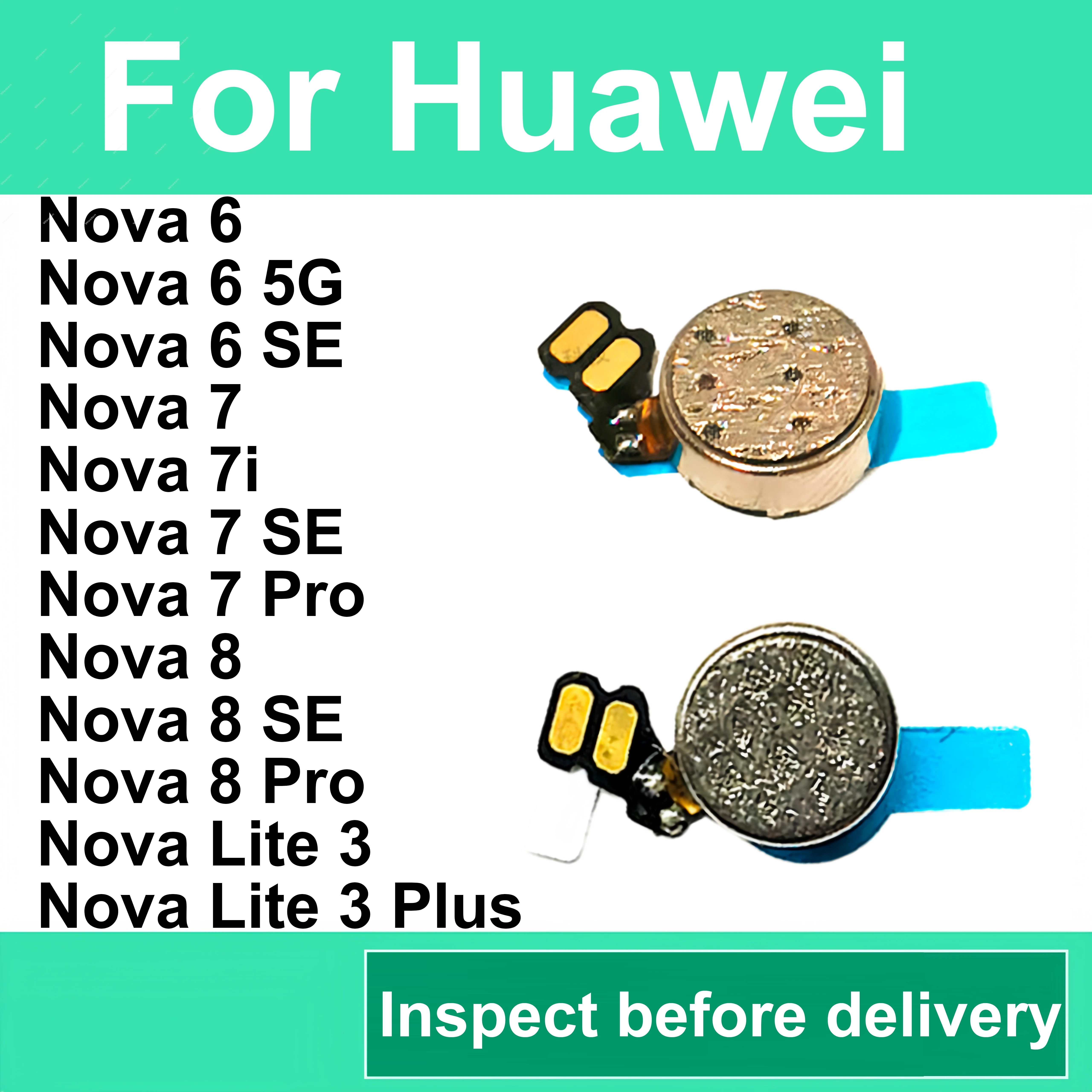 Motor Flex Ribbon For Huawei Nova Lite 3 Plus 6 7 8 Pro 7i 6SE 7SE 8SE 4G 5G Cell Phone Durable Component Reliable Connection