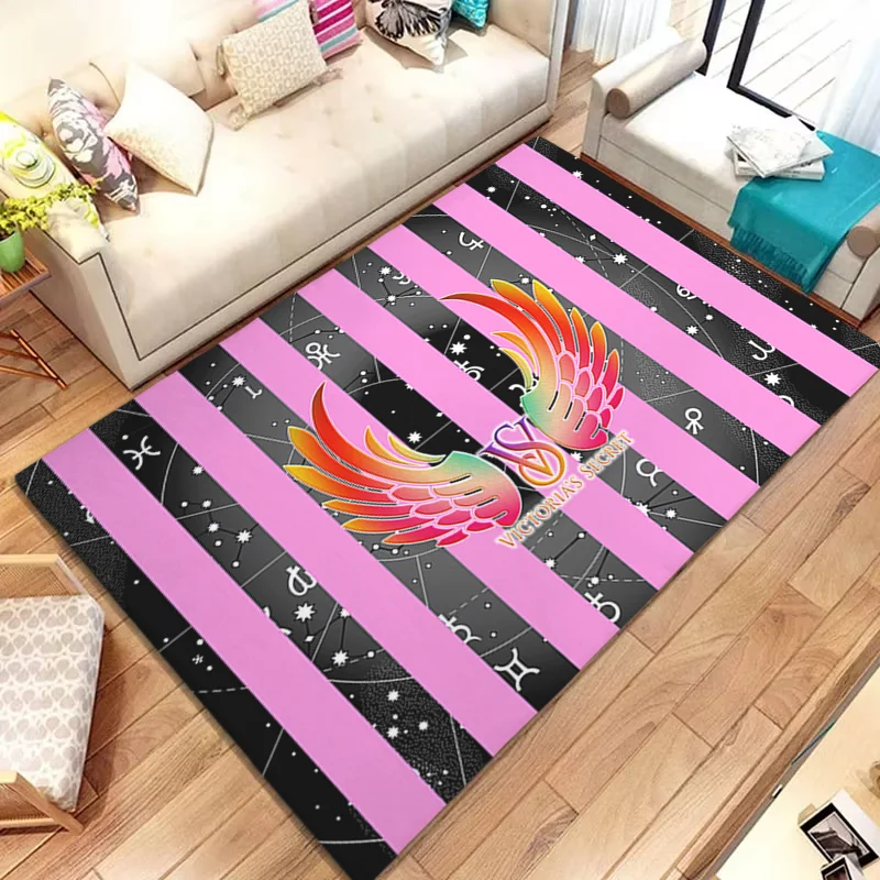 V-Victoria’s S-Secret Large Carpet Aurora Forest Floor Mat Bathroom Mat Kitchen Shower Toilet Rug Foot Doormat Bedroom Anti-slip