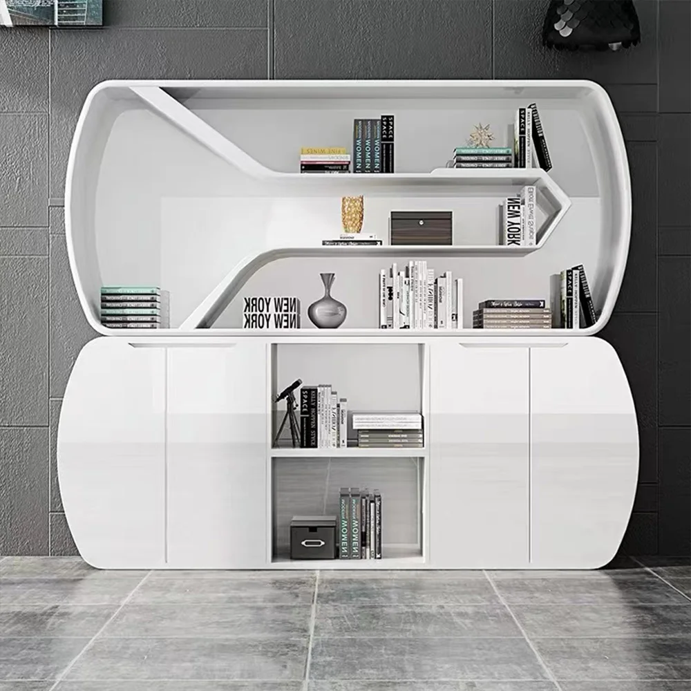 Luxury Wood White Office File Storage Cabinet Office Furniture Filing Cabinet Modern Wood Storage Cabinet for Home School Use