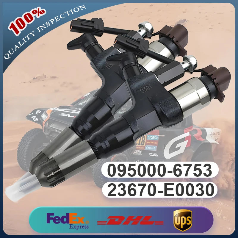 

Common Rail Fuel Injector 095000-6750 095000-6753 23670-E0030 23670-E0031 for Hino Engine J08E Truck 500 Series