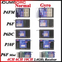 DUMBORC P6DC P10FG P4FMG P6FG MINI 4CH 6CH 10CH 10 Channel Gyro Receiver Voltage Return for X4 X6 Transmitter RC Car Boat