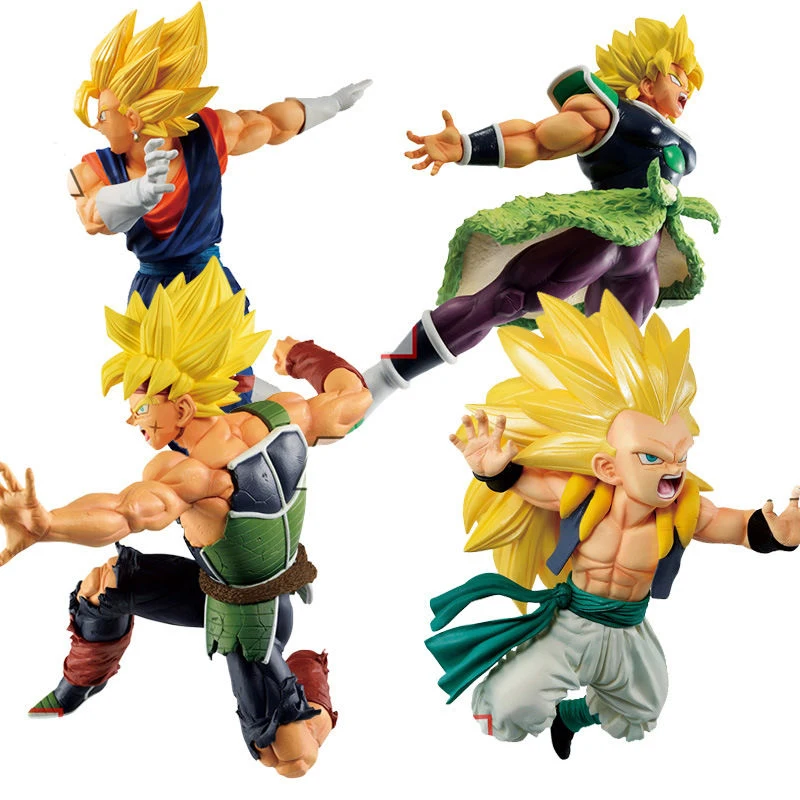 In Stock Original Bandai Dragon Ball Z Super Saiyan Broly Enlightenment Bedgett Brolli Anime Action Figure Model Ornament Toys