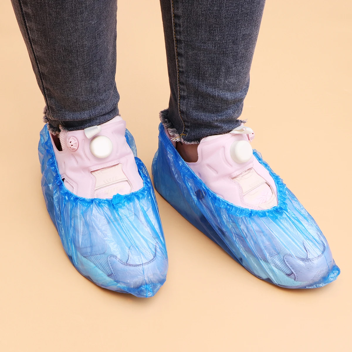 

100 Pcs Waterproof and Dustproof Shoe Cover Shoes Protector for Home Disposable Covers