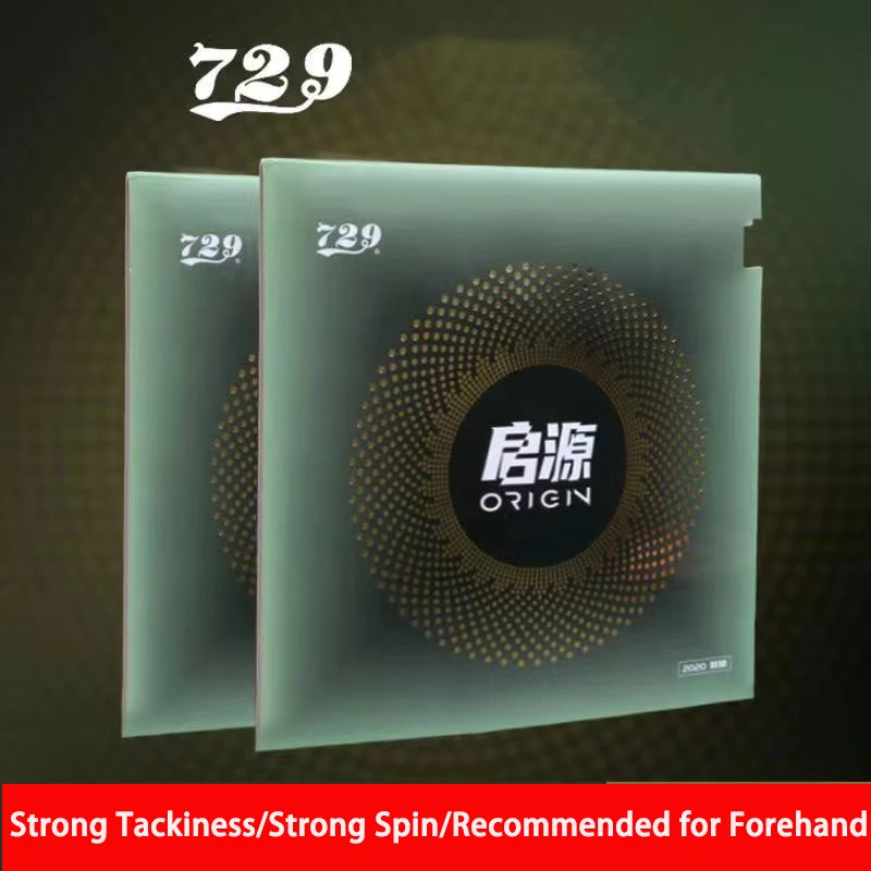 

Original 729 Friendship Table Tennis Rubber Sheet Professional Tacky Ping Pong Rubber for Ultimate Loop Forehand Recommended