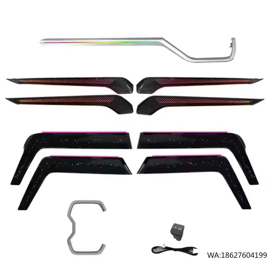 

Factory Price Star Sky Mold+Dragon Scale Style Rainbow Symphony Dynamic Ambient Light for RAV4/Vellfire(2021-2024)