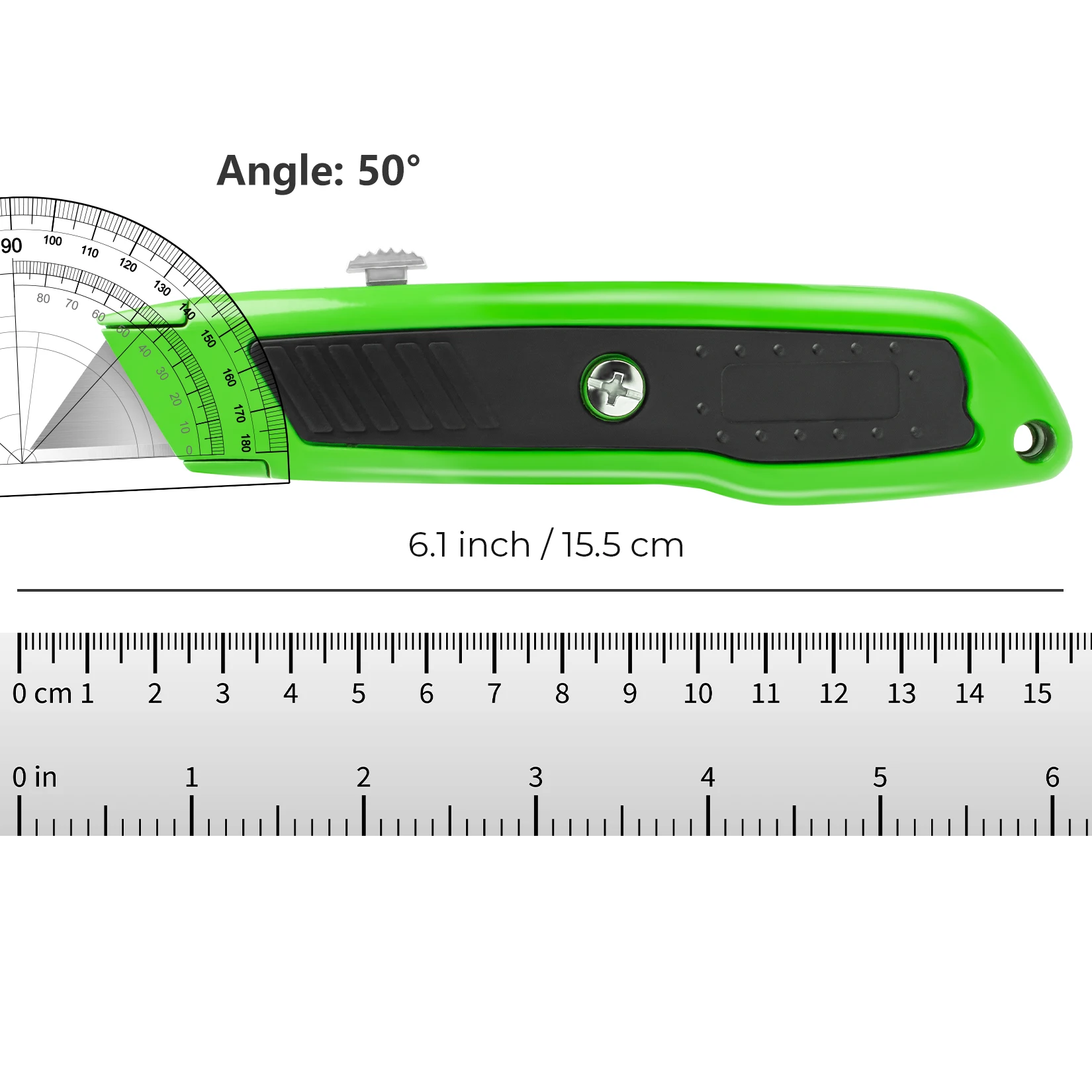 Box Cutter Utility Knife, Box Cutter Retractable, Heavy Duty Box Knife Razor Knife, Rubber Handle Carpet Box Cutters Box Cutter