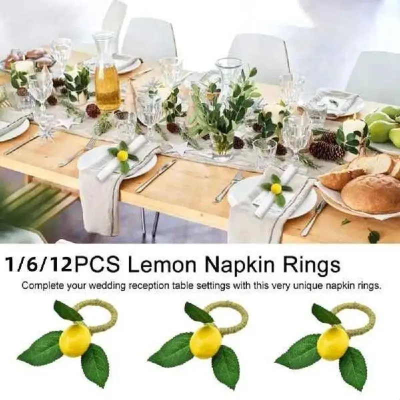 1612-pieces-de-ronds-de-serviette-en-forme-de-citron-artificiel-articles-de-fete-sans-marque-fabrique-en-chine-accessoire-de-mode-decoration-de-table-sur-le-theme-du-citron