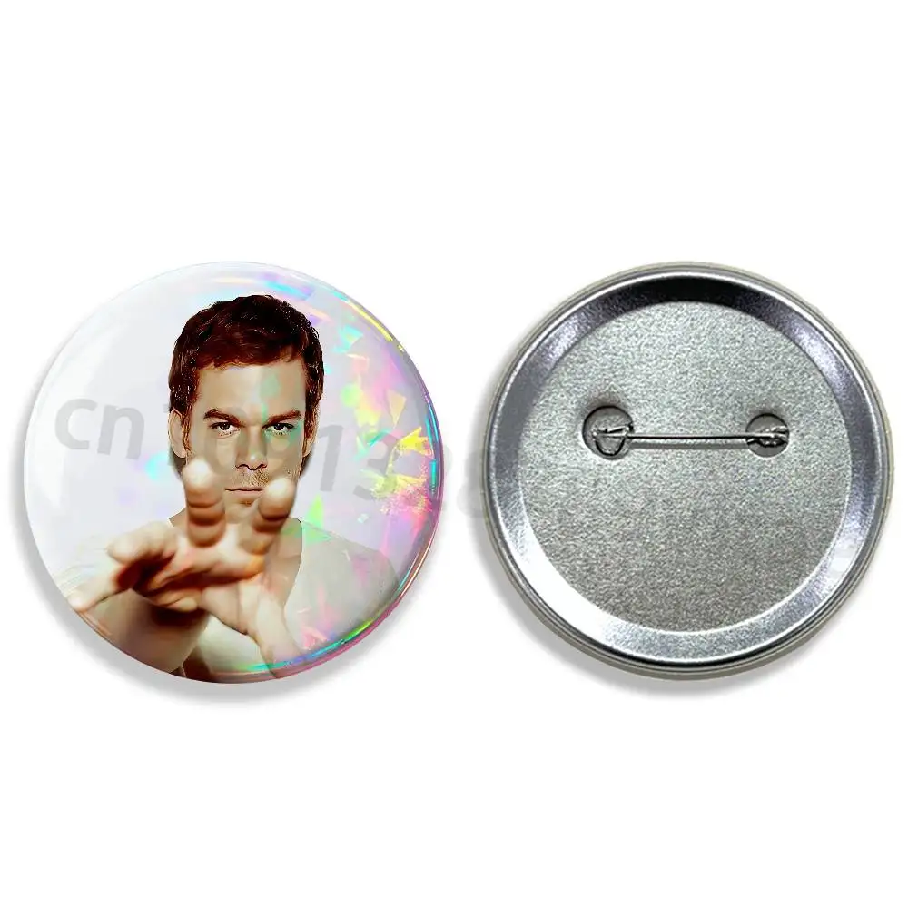 D-Dexter Morgan 25mm 75mm 44mm 58mm 32m Coin Badges Personalized Handmade Round Brooches Pins Accessory