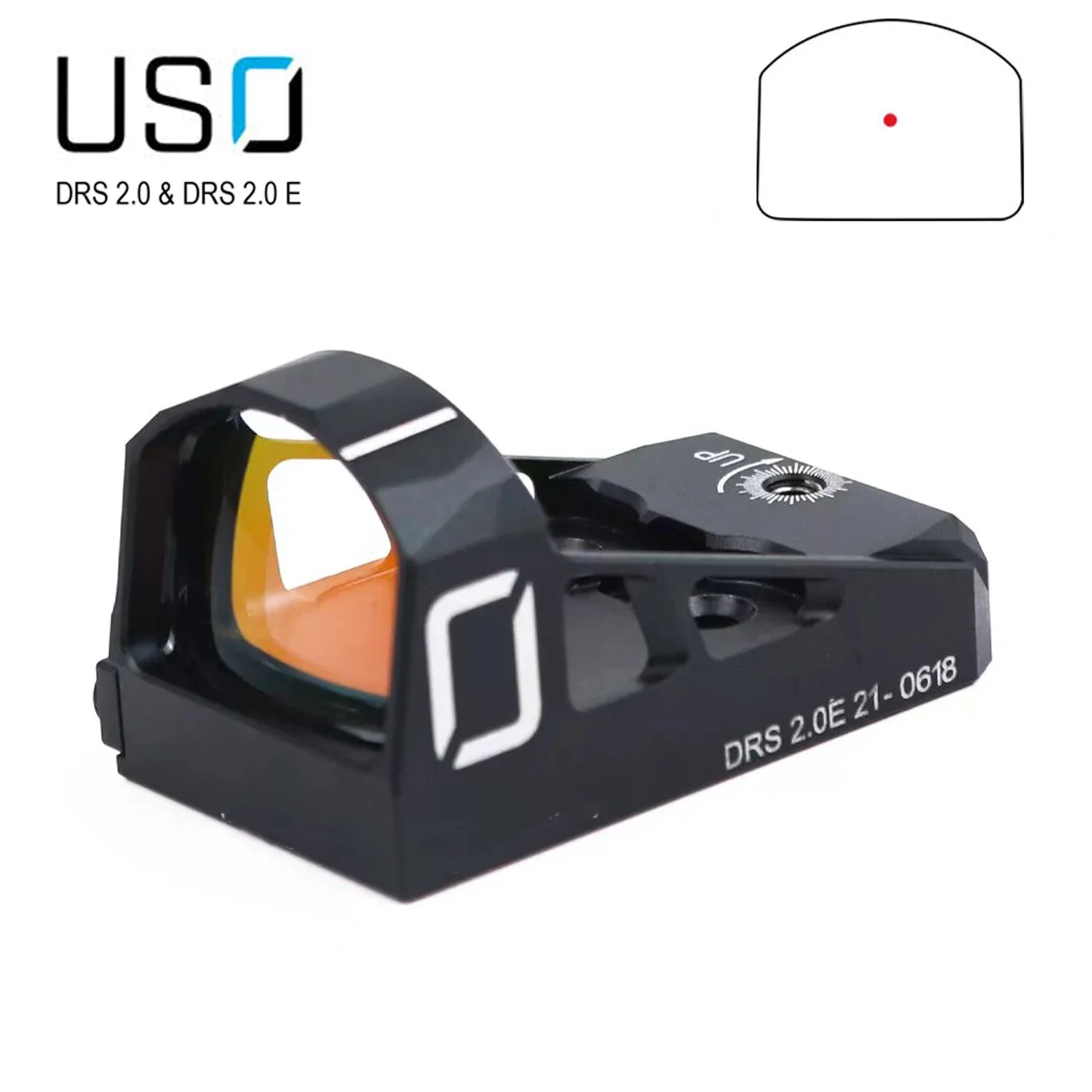 مسدس محسن DRS 2.0 للبصريات الأمريكية 5 MOA Docter/Noblex بصمة ريفلكس ريد دوت مستشعر الضوء بالتوازي مجاني للأسلحة الحقيقية #2