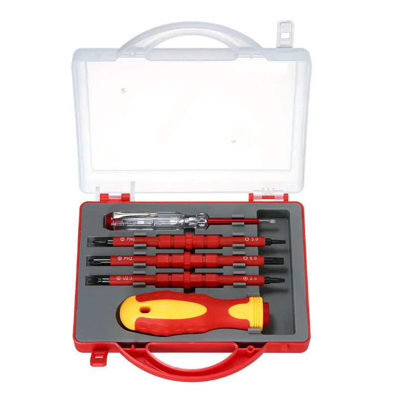 

Multi-functional insulating tool set, electrician maintenance tool set, essential household tool set