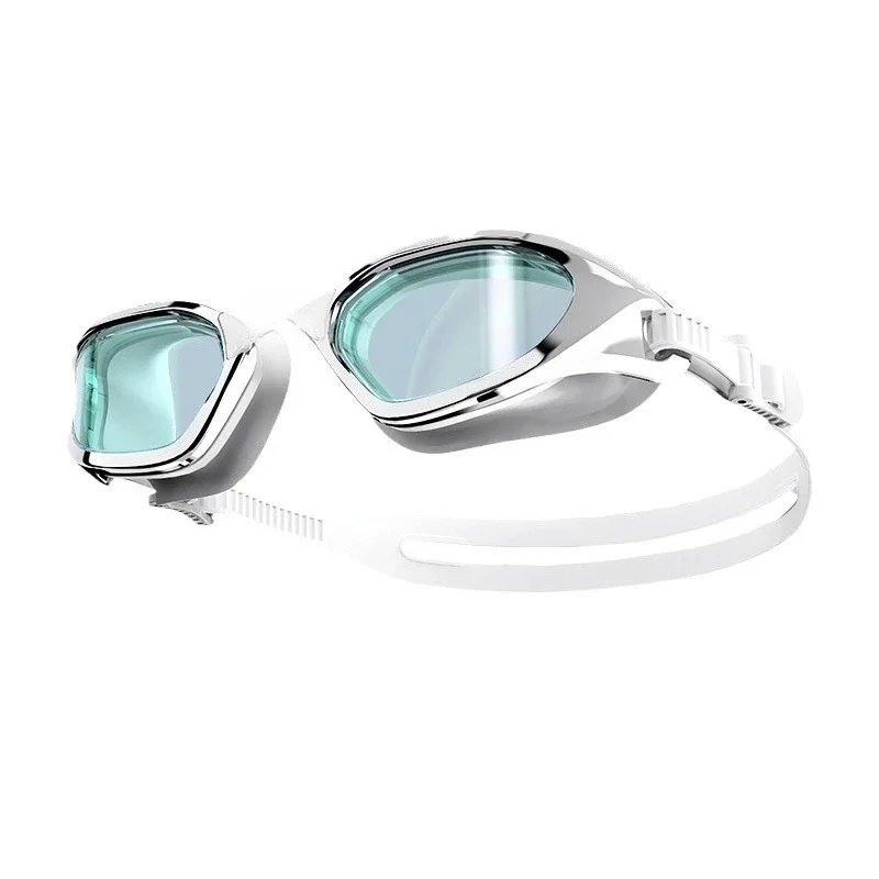 High-end anti-fog and waterproof, water film myopia high definition, agent-free racing swimming goggles
