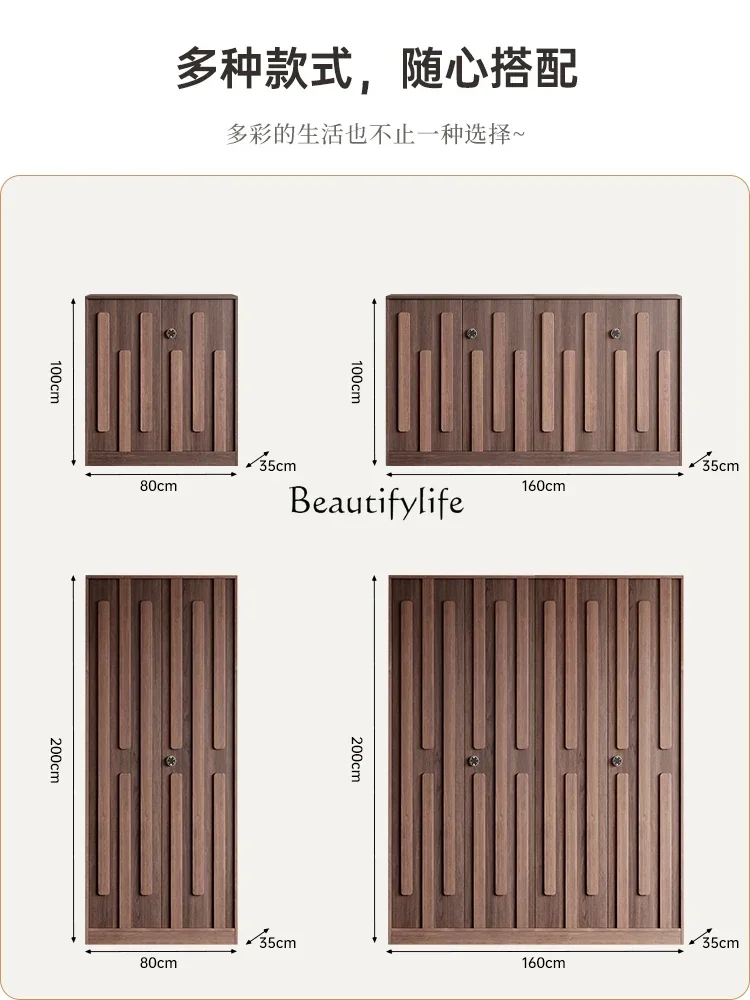 yj9  Entryway Shoe Cabinet with Password Lock for Home Use, Small Storage Cabinet for Outside the Door in the Hallway