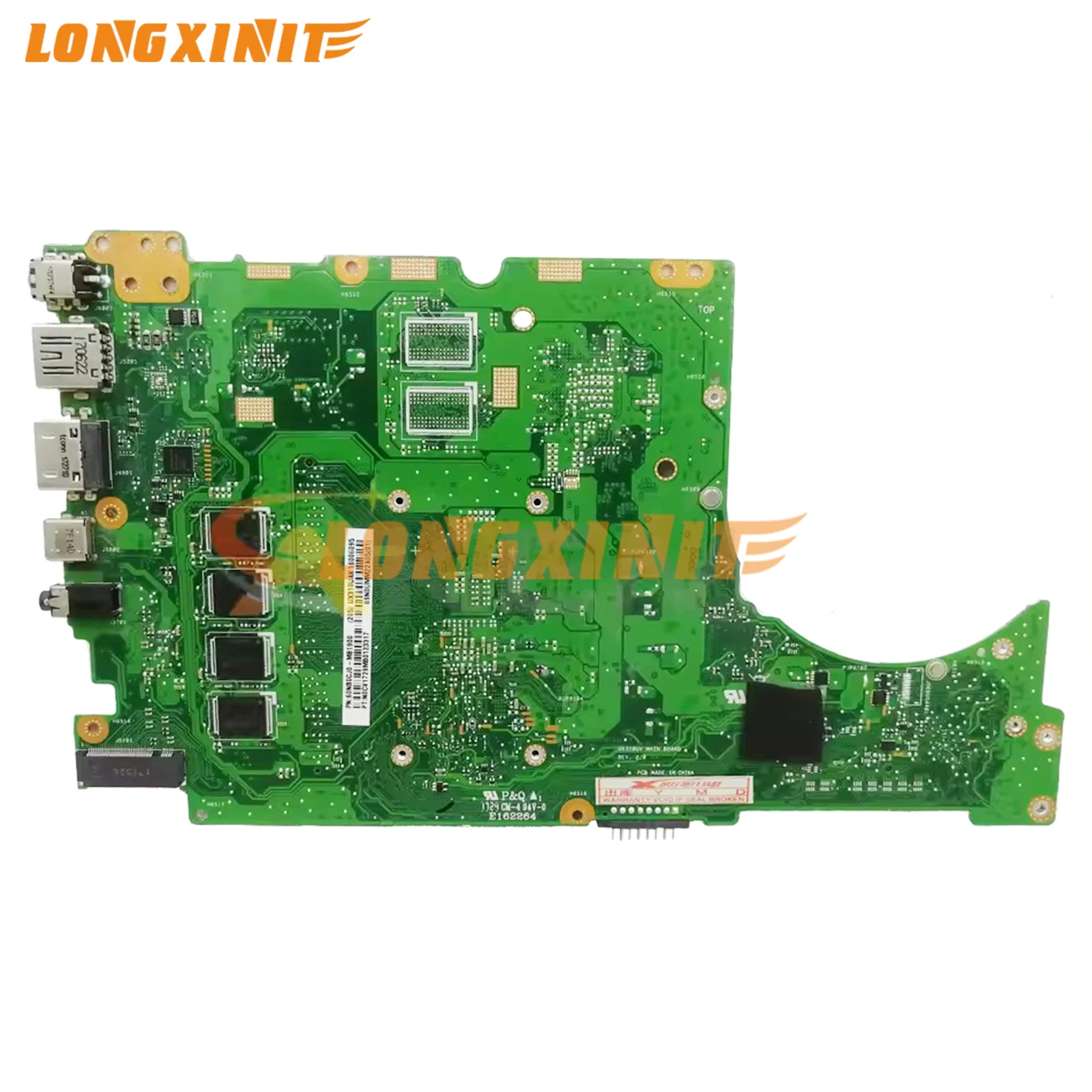 UX310UA Laptop Motherboard For ASUS UX310UV, U3000U, UX410UV, RX310U, RX410U, UX410UQK,UX310U, UX410UA, I3, I5, I7.4GB/8GB RAM.