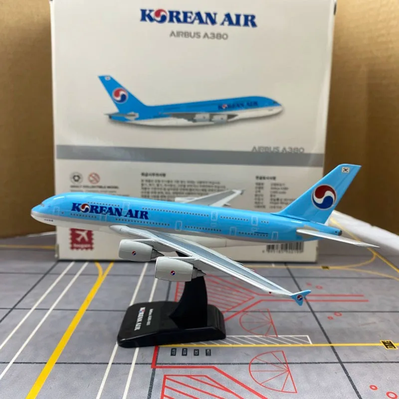 1:400 Scale A380 Planes Model Airplanes KOREAN AIR Airlines Alloy
