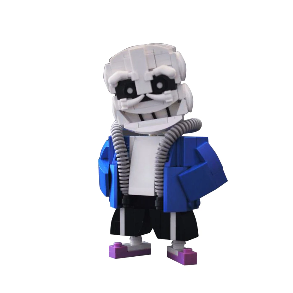 

Moc Sans Figure Brickheadz Building Blocks Game Role Bricks Sets Children Toys Kits Model Adult Kids DIY Gift