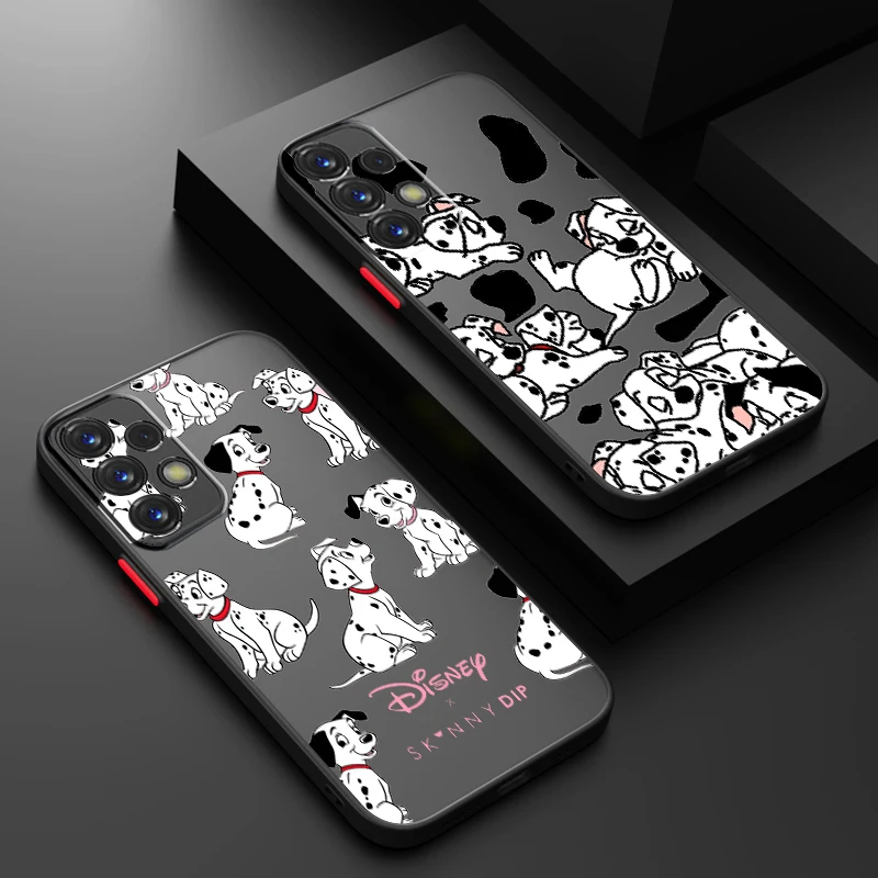 

101 Spotted Dog Disney Cute Frosted Translucent For Samsung A53 A52 A33 A32 A51 A71 A21S A13 A73 A50 A22 A12 5G Matte
