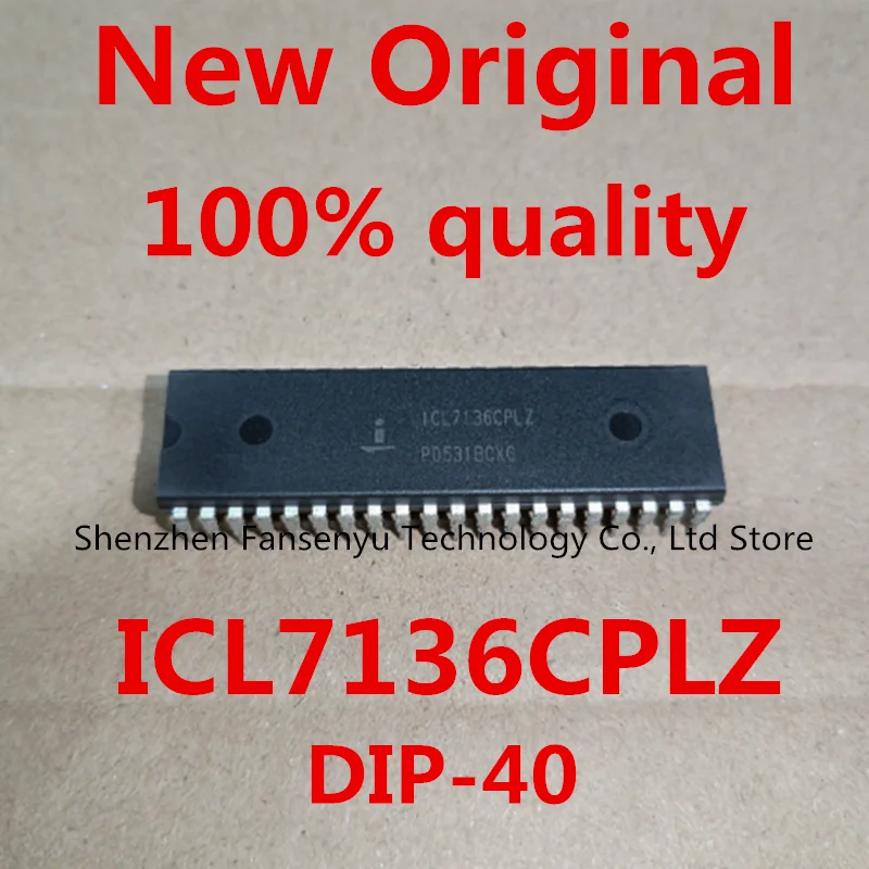 

(1-5PCS/lot) New Original ICL7136CPLZ ICL7136 DIP-40 Analog to Digital Converter Chip