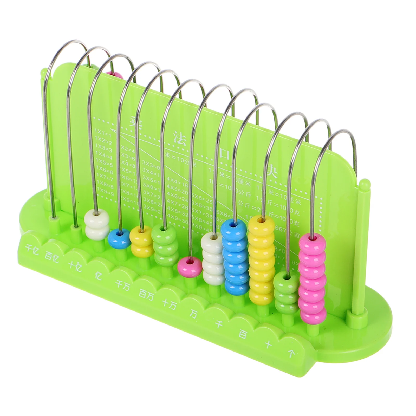 

12 Digits Abacus for Kids Math Learning Educational Counting Tool Fine Workmanship Durable Plastic Material Kids Calculate Tools