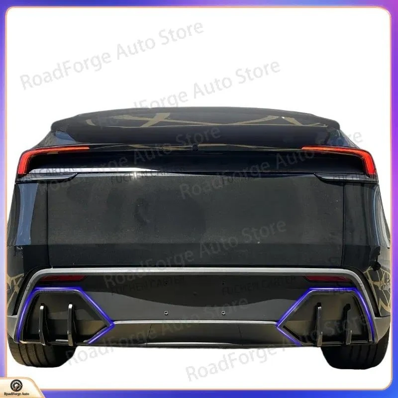 For Tesla Model Y Juniper 2025 Rear Bumper Side Corner Diffuser Lip Splitters Lower Spoiler Aprons Wrap Angle Accessories