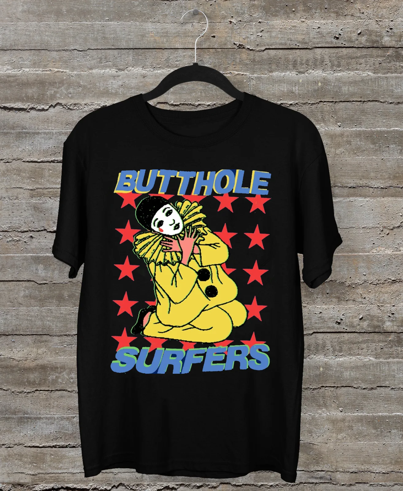 Butthole Surfers Band Short Sleeve Cotton Black All Size Shirt AC1305