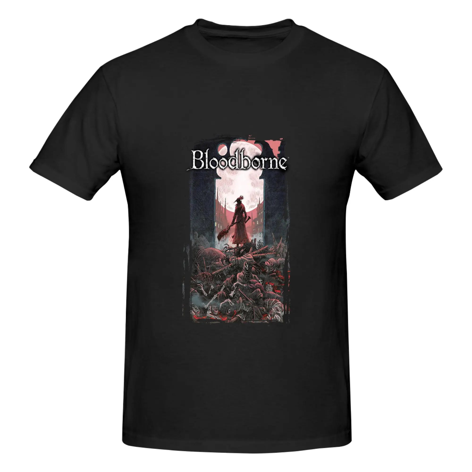 Funny Yharnam Hunter on the Corps   For Gamers Essential Men's Printed T-Shirt Unisex T shirtBasketball