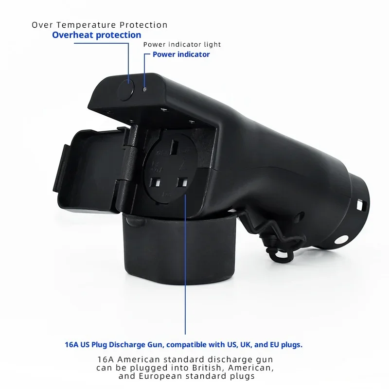 AD-16 New Energy Electric Vehicle EV Charging Station European/American/British Standards Outdoor Camping Retrofit/Upgrade