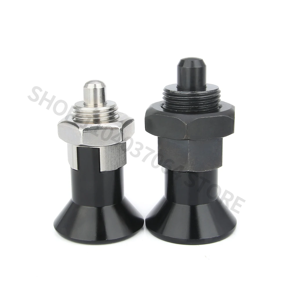 Factory In Stock Stainless Steel/Carbon Steel Index Plungers Aluminum Knob Self-locking/Return Type Thread Locating Plunger Pins