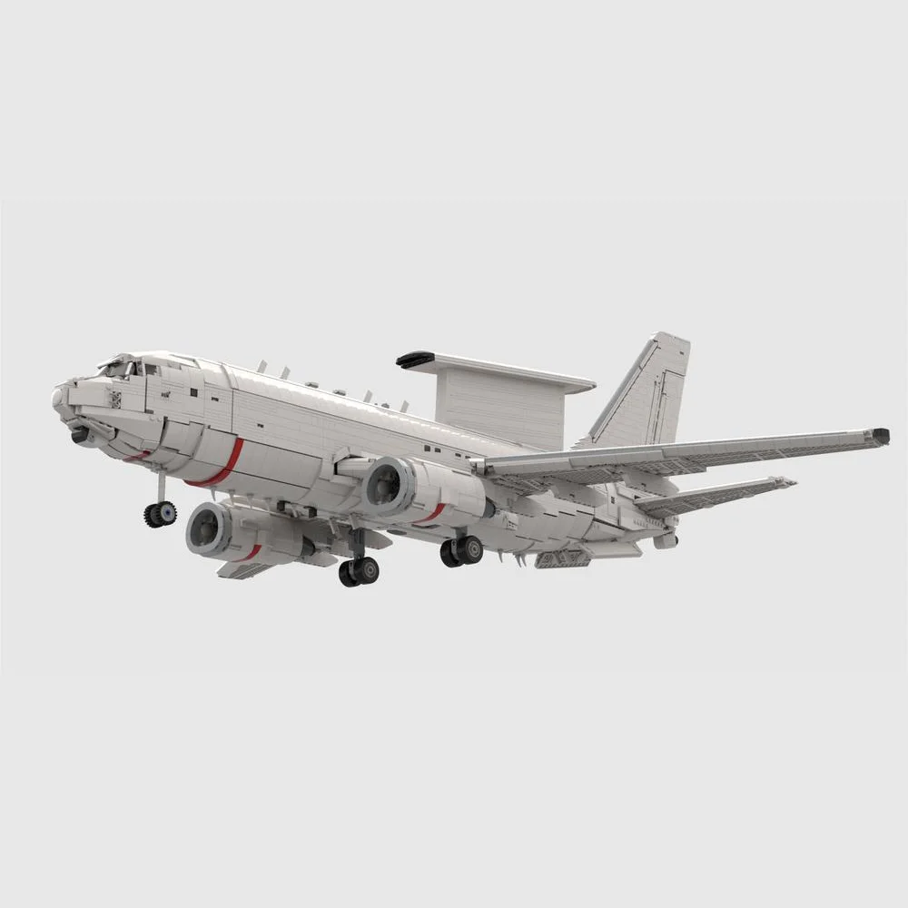 6369PCS Building Blocks MOC Boeing E-7 Wedgetail Passenger Aircraft Bricks Space Shuttle Model DIY Toys Kids Christmas Gifts