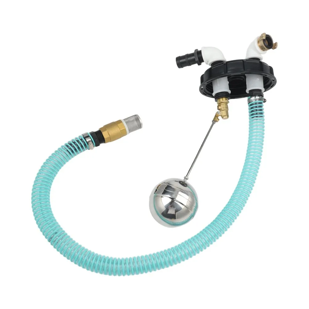 DN 150 for ibc Tank Lid Featuring Overfill Prevention System and Integrated Pump Port for Rainwater Storage Applications