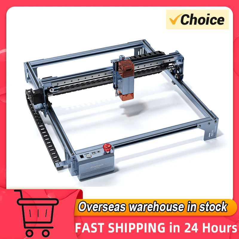 Atomstack Maker A5 V2 Laser Engraver High Speed Engraving Cutting Machine Fixed-Focus Ultra-thin 6W Laser with 400x400mm Area