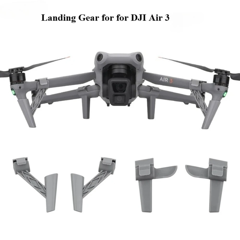 Tren de aterrizaje ligero para DJI Air 3, soporte de expansión de aumento, pierna extendida, accesorios de Dron ABS para DJI Air 3